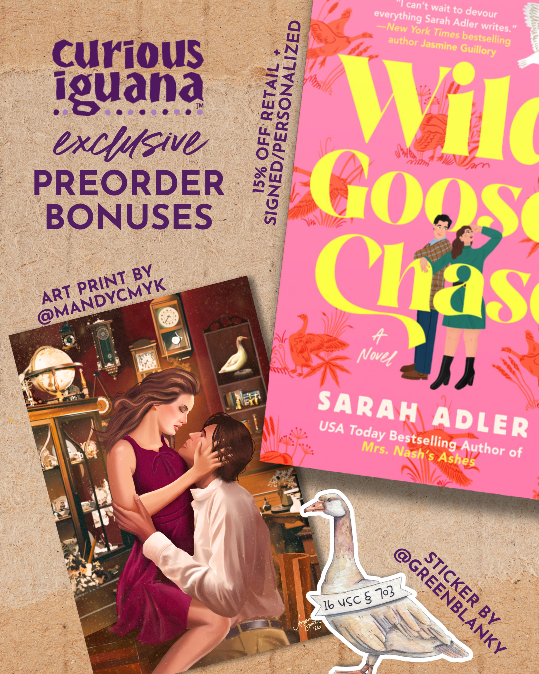 Wild Goose Chase by Sarah Adler (Signed + Personalized) - Image 2
